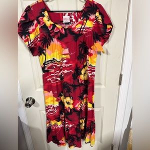 Kalena Fashions muumuu dress with flounce size L great condition